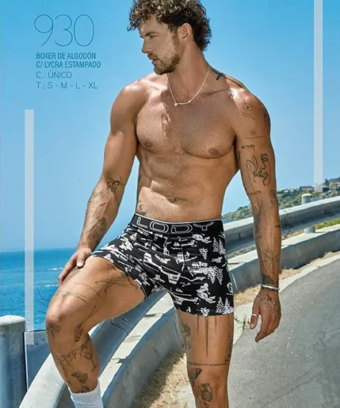 Codigo: 930 -- boxer lody -- Boxer de algodon con lycra estampado