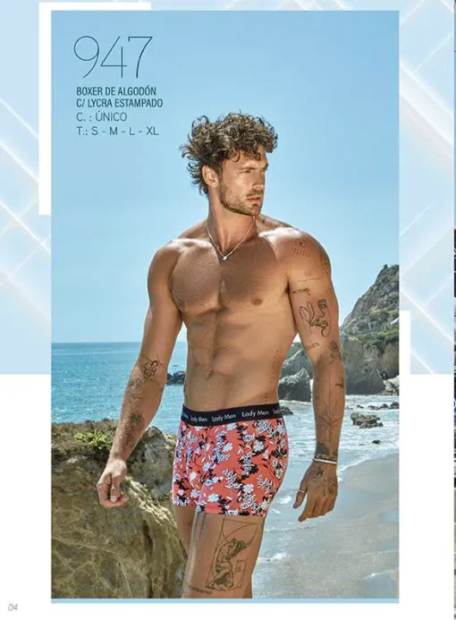 Codigo: 947 -- boxer lody -- Boxer de algodon con lycra estampado