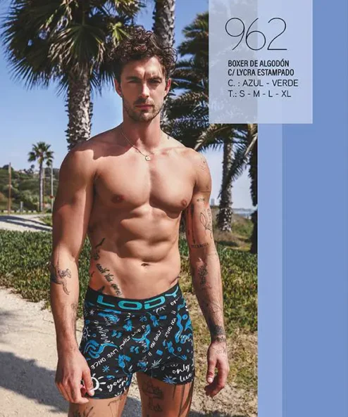 Codigo: 962 -- boxer lody -- Boxer de algodon con lycra estampado