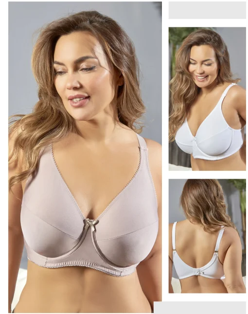 Codigo: 1110 -- tiento ropa interior -- Soutien modelador confort taza doble de tricot lycra reforzado - Image 2