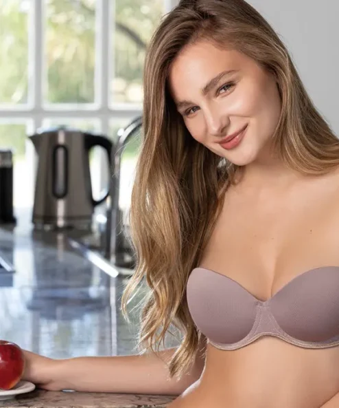 Codigo: 2090 -- yewel mayorista -- Corpiño strapless de microfibra