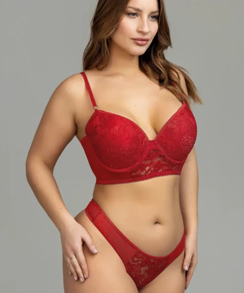 Codigo: 6060 -- yewel mayorista -- Corset soft de encaje y tul