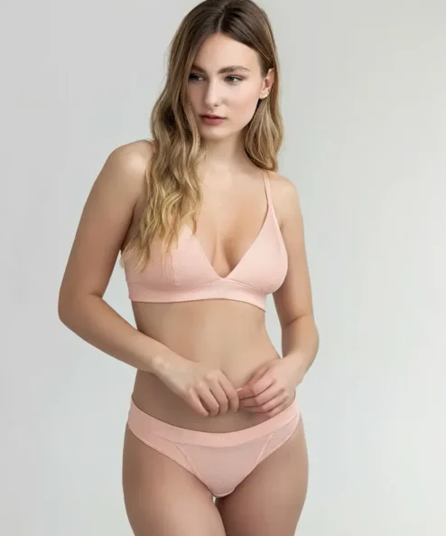 Codigo: 7090 -- yewel mayorista -- Conjunto triángulo morley doble tela con colaless