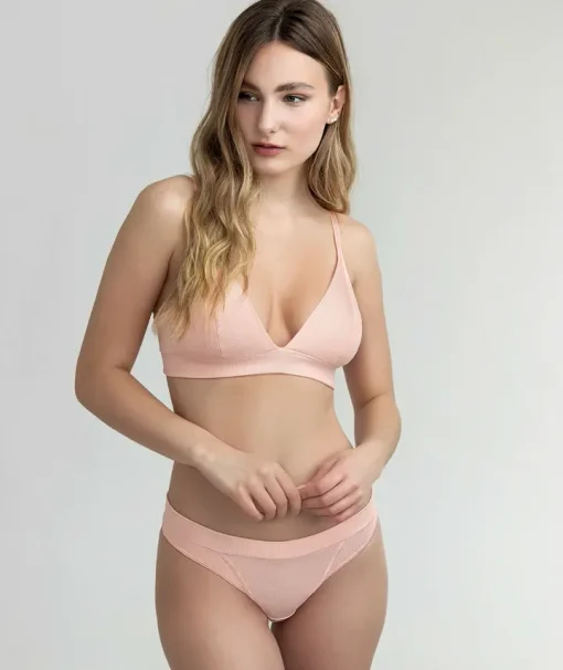 Codigo: 7090 -- yewel mayorista -- Conjunto triángulo morley doble tela con colaless