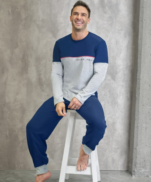 Código: 25552 -- Lencatex -- Pijama de jersey linea EnJoy