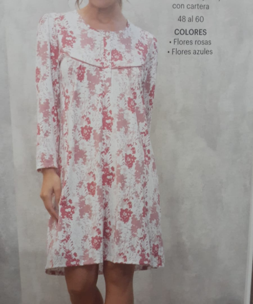 Código: 24225 -- Lencatex -- Camison de jersey con cartera