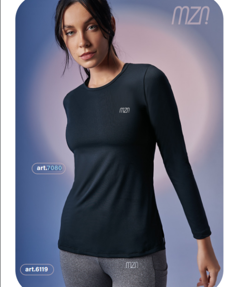 Código: 7080 -- Shedyl -- Camiseta manga larga de microfibra