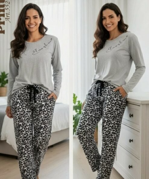 GEORGETTE 552 - PIJAMA MANGA LARGA LINEA CURE