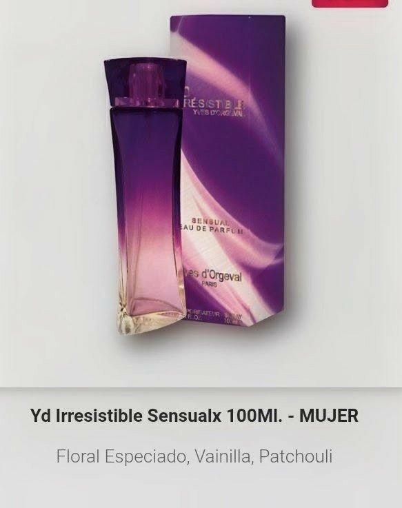 Artículo 1013 - Irresistible sensual 100 ml. mujer