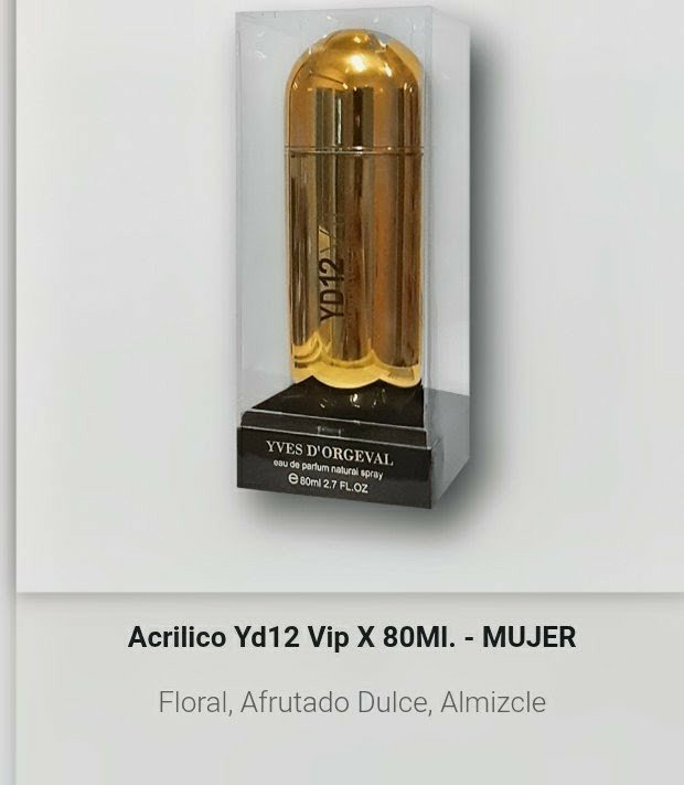 Artículo 1015 - 12 Vip 80 ml. mujer