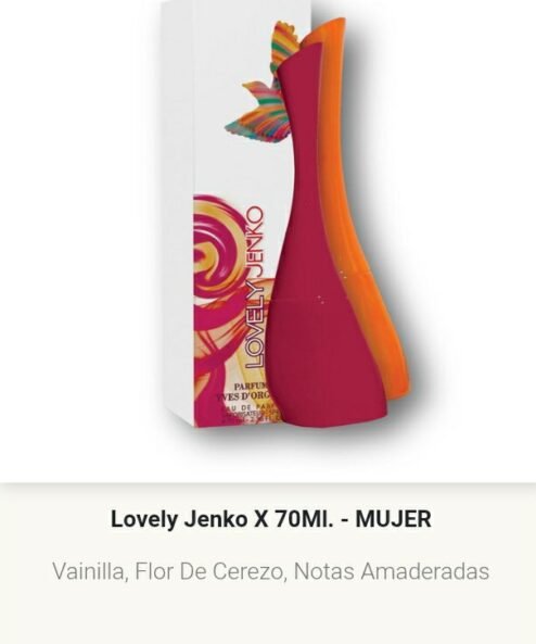 Artículo 1017 - Lovely Jenko 70 ml. mujer