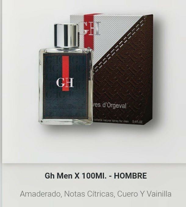 Artículo 1024 - GH men x 100 ml hombre