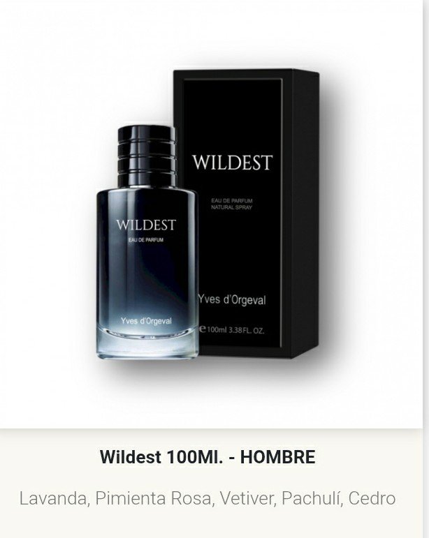 Artículo 1026 - Wildest 100 ml. hombre