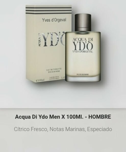 Artículo 1022 - Acqua di Ydo men 100ml. hombre
