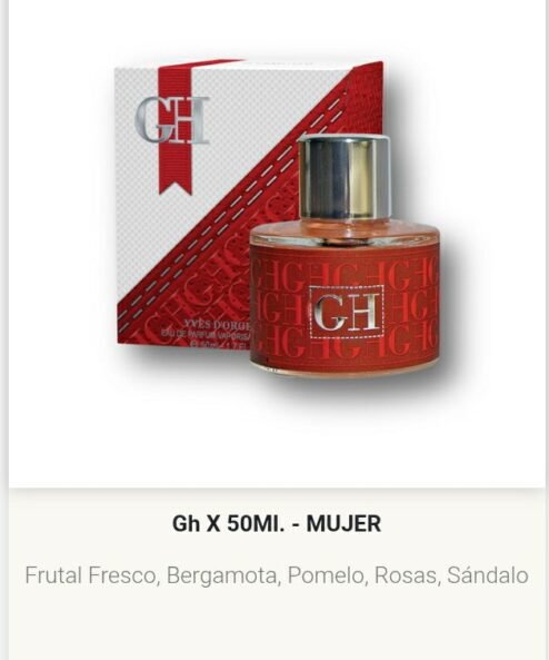 Artículo 1012 - GH 50 ml. mujer