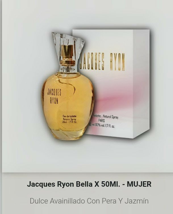 Artículo 1004 - Jacques Ryon Bella 50 ml mujer