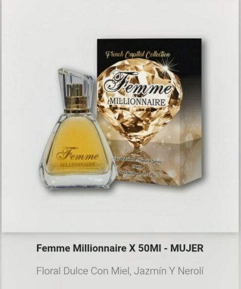 Artículo 1005 - Femme Millionnaire x 50 ml mujer.