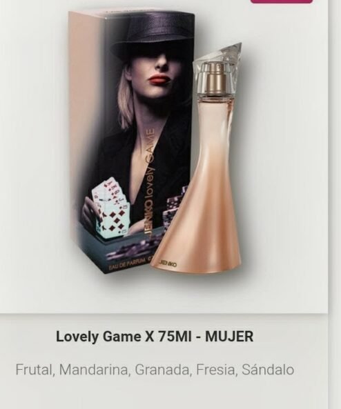 Artículo 1025 - Lovely Game 75 ml. mujer