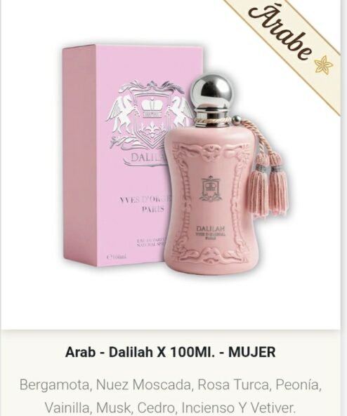 Artículo 1028 - Árabe Dalilah 100 ml. mujer